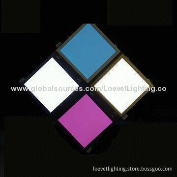 RGB LED Panel Light with 3-year Warranty, CE/FCC/RoHS/LVD Mark
